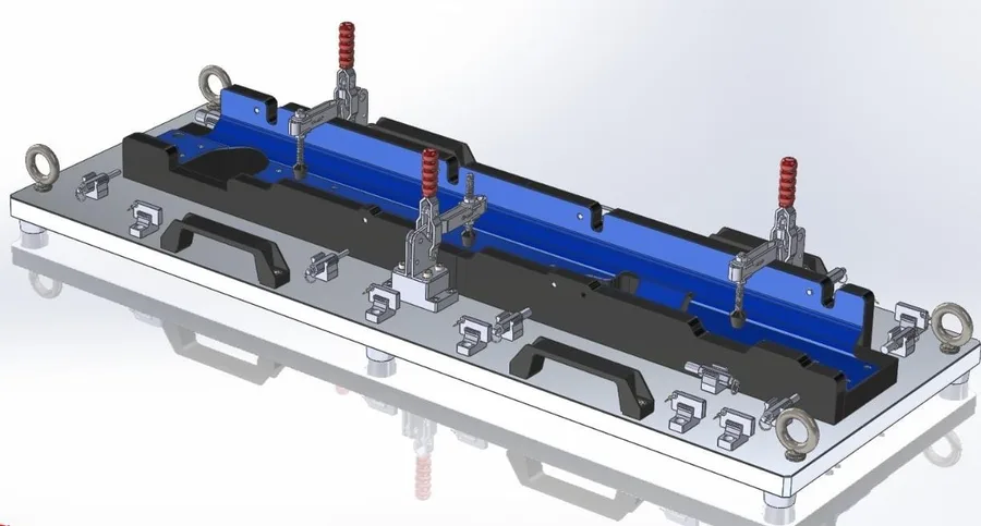 Render CAD del dispositivo